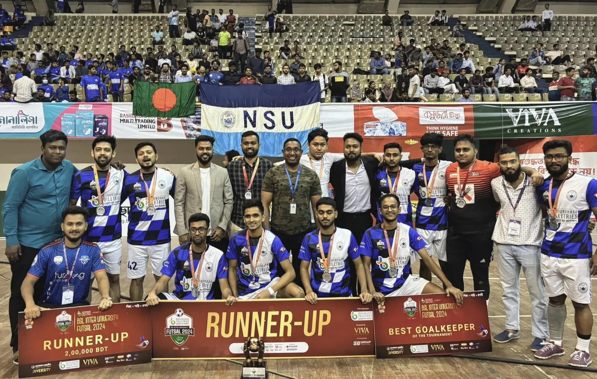 Celebrating NSU Football's Stellar Run at the BSL Futsal Tournament 2024